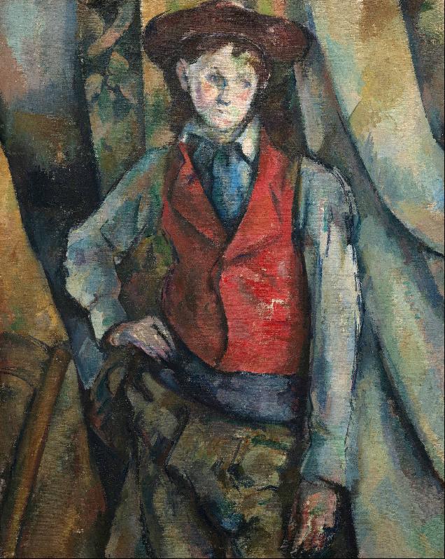 Paul Cezanne Boy in a Red Waistcoat